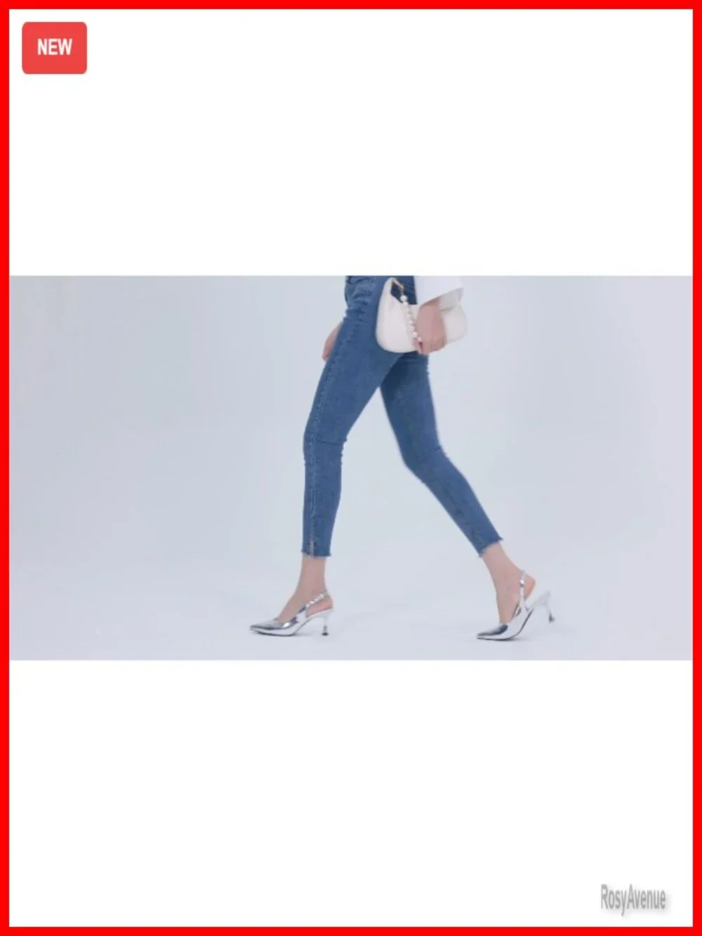 Women's Kitten Heel Slingback Pumps 3